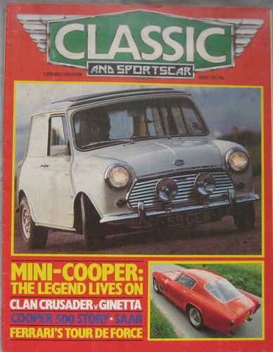 Classic sportscar march 1984 - classic, &