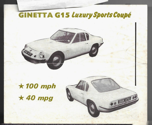 Ginetta g15 coupe 1968 - ginetta,