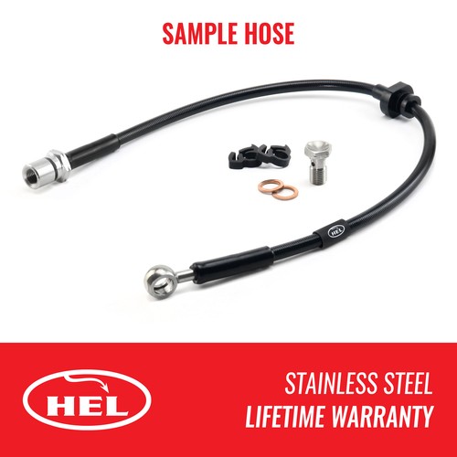 Rear hel stainless brake hose - rear,