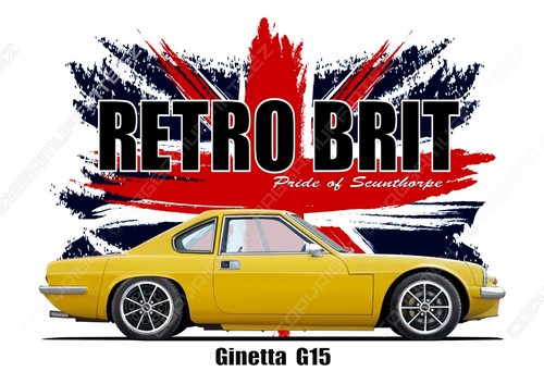 Ginetta g15 shirt retro - ginetta, t-shirt.