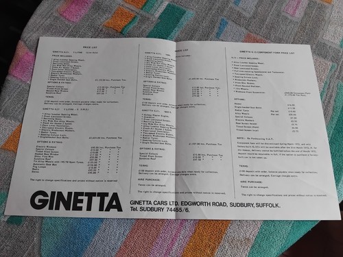 Ginetta g15 g21 g21s sales - &,