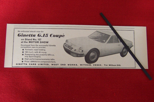 Ginetta coupe sports 1968 - ginetta,